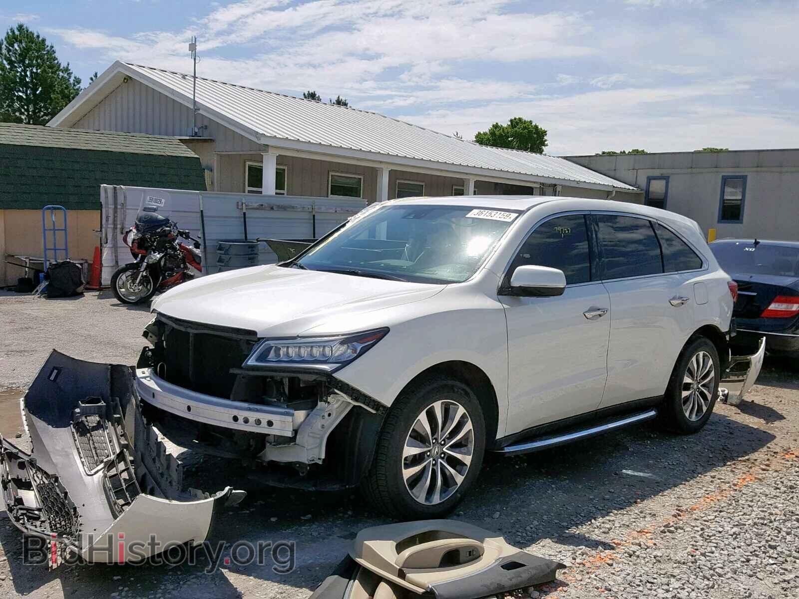 2014 ACURA MDX - VIN: 5FRYD4H67EB035388 - Фото 2