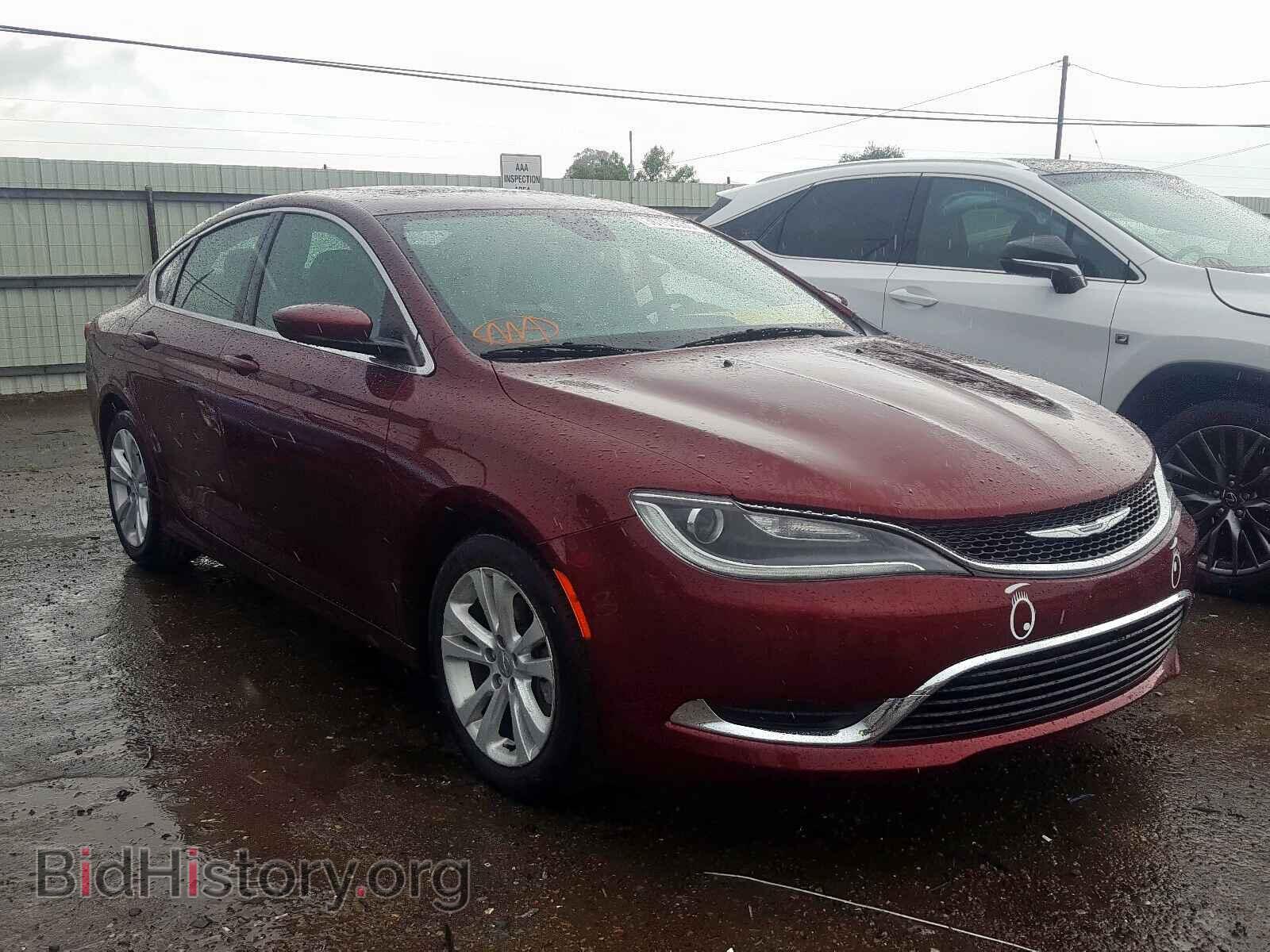 Фотография 1C3CCCAB8GN168377 - CHRYSLER 200 2016