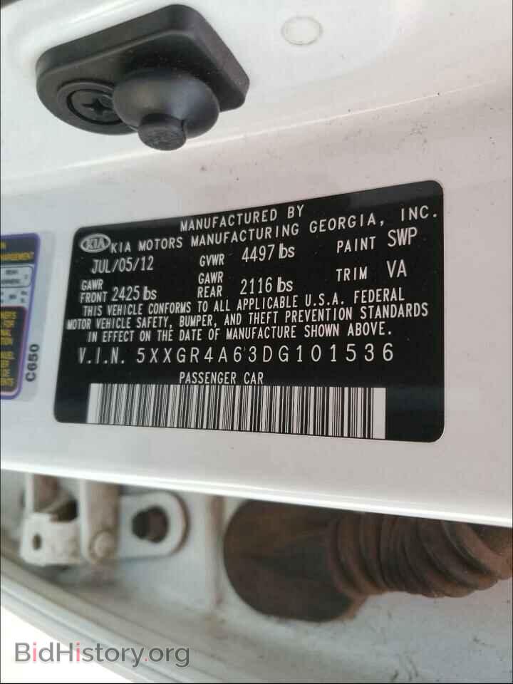 2013 KIA OPTIMA - VIN: 5XXGR4A63DG101536 - Photo 10