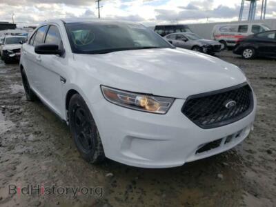 2016 Ford TAURUS Taurus POL, white — VIN 1FAHP2MT6GG106541, Copart