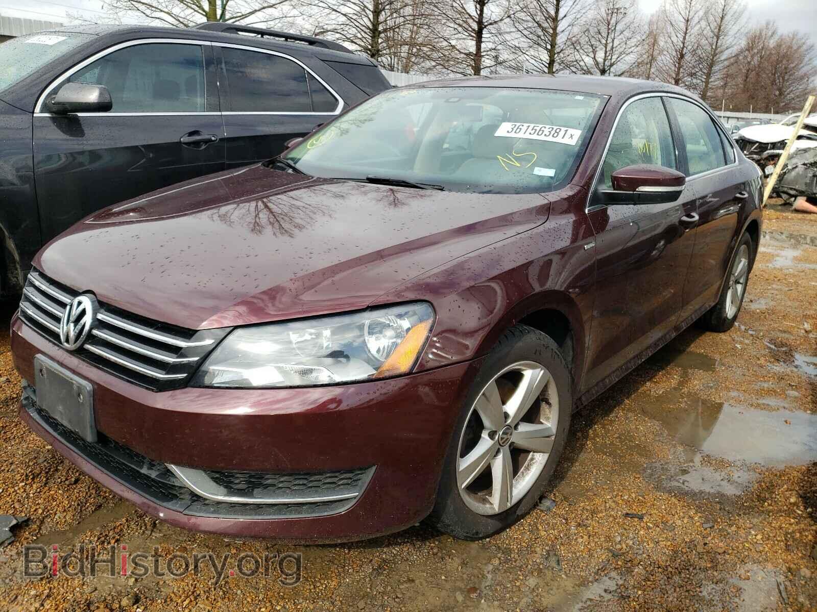 2014 VOLKSWAGEN PASSAT - VIN: 1VWAT7A30EC037825 - Фото 2