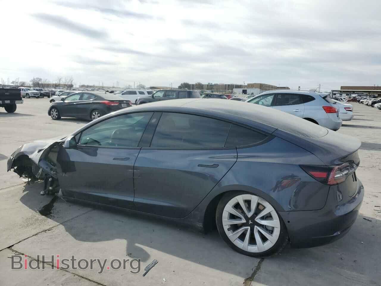 2021 TESLA MODEL 3 - VIN: 5YJ3E1EB0MF927280 - Фото 2