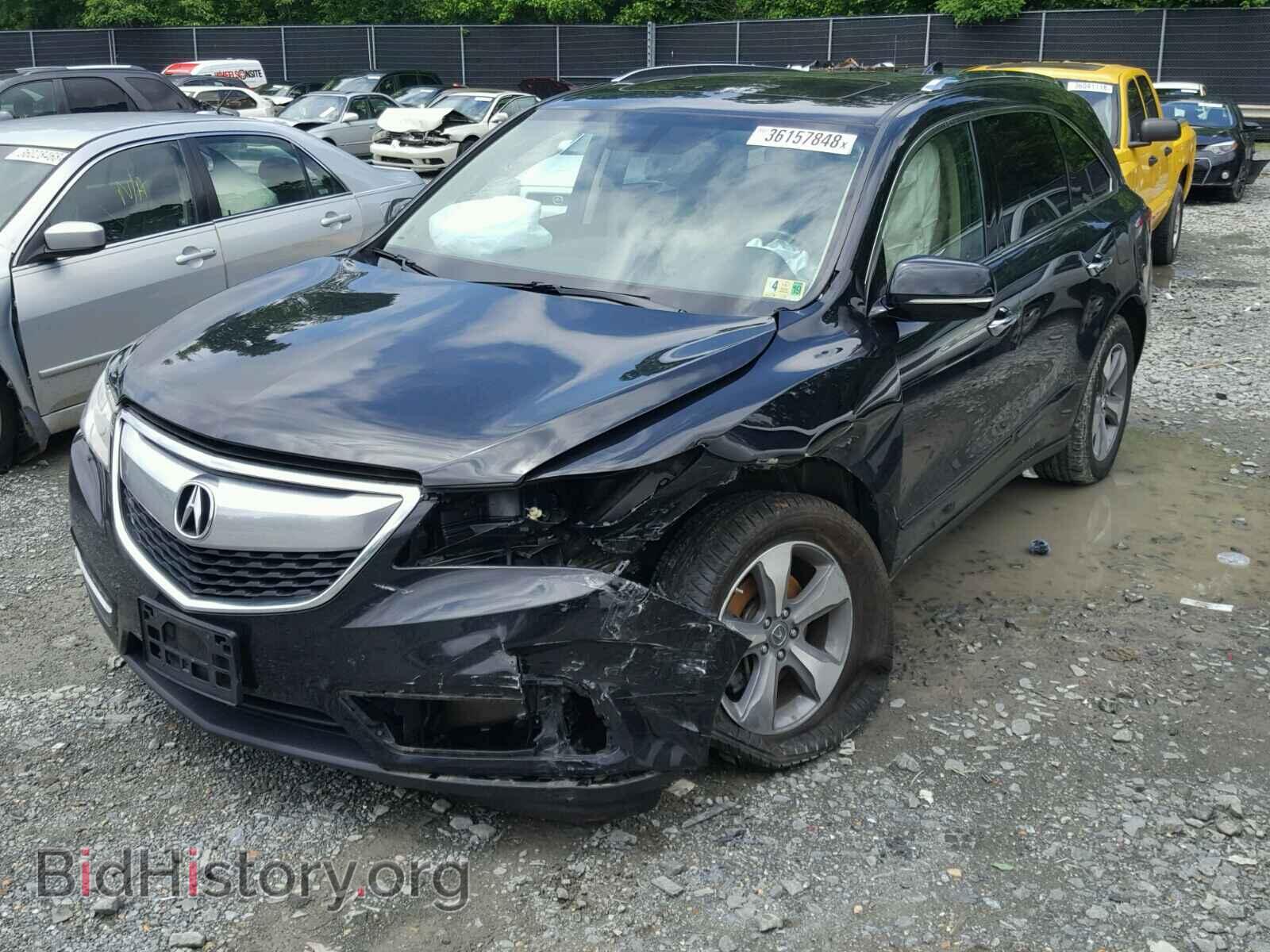 2014 ACURA MDX - VIN: 5FRYD4H2XEB021935 - Фото 2