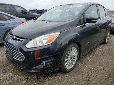 2013 Ford CMAX C-Max SEL, черный — VIN 1FADP5BU4DL520125, Copart