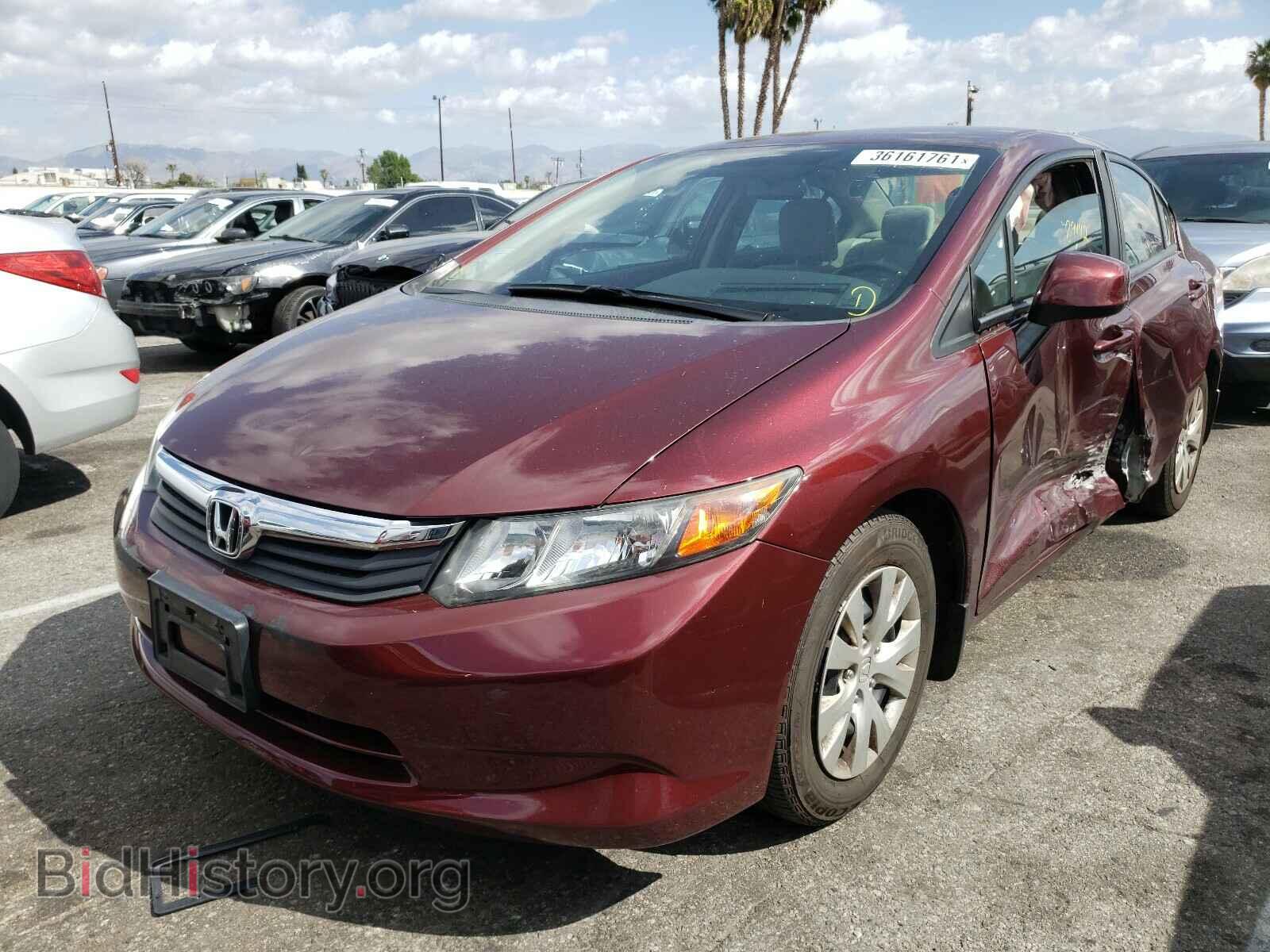 2012 HONDA CIVIC - VIN: 19XFB2F54CE384041 - Фото 2
