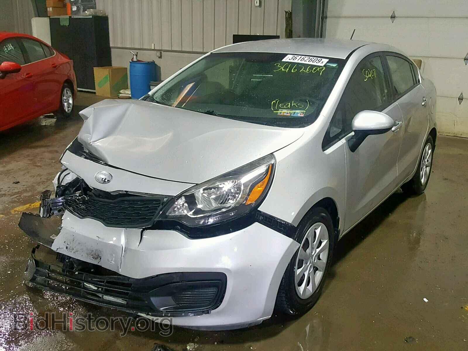 2013 KIA RIO - VIN: KNADM4A31D6277973 - Фото 2