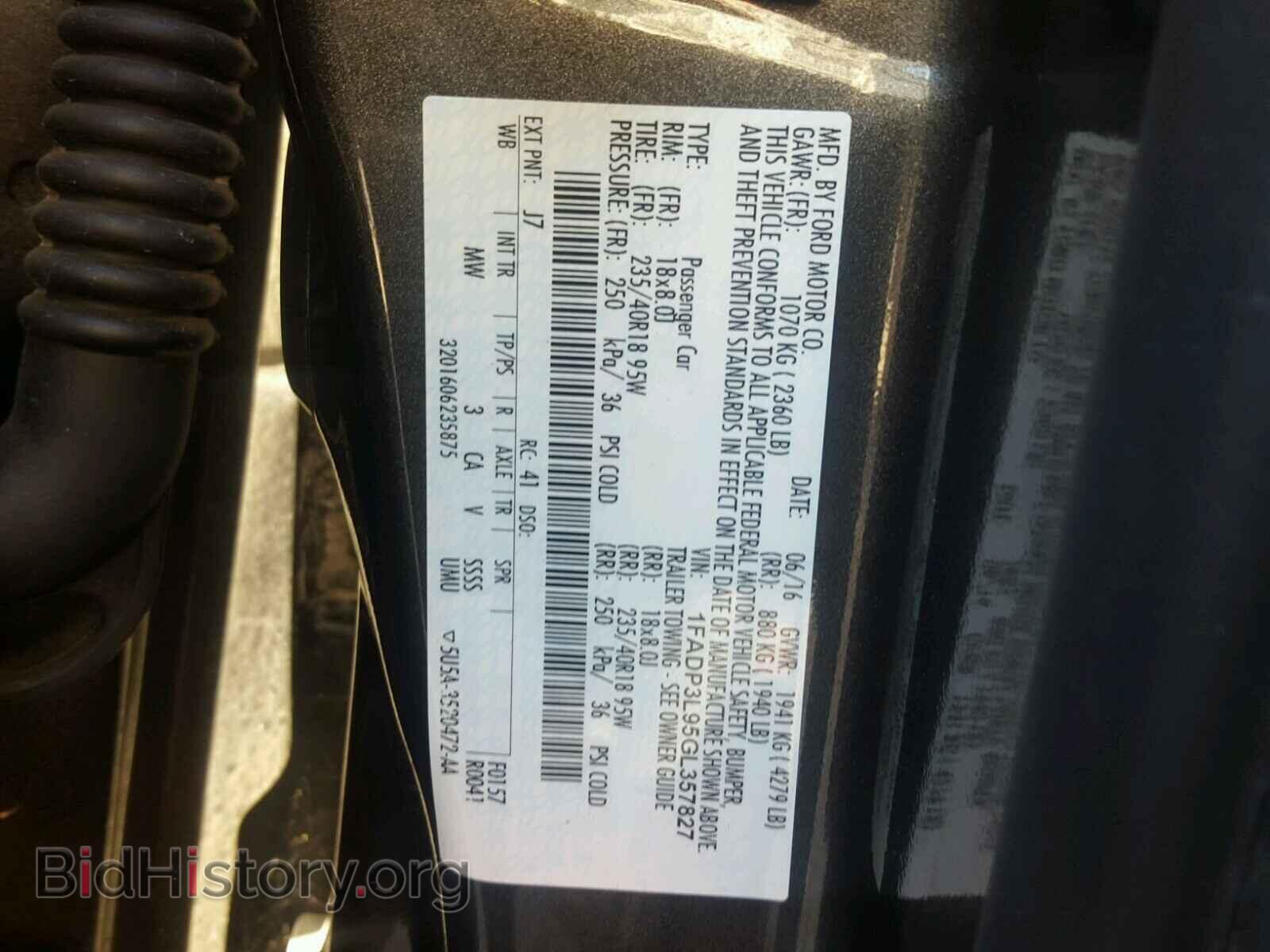 2016 FORD FOCUS - VIN: 1FADP3L95GL357827 - Photo 10