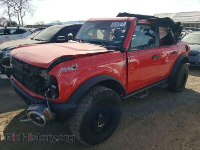 2021 Ford BRONCO Bronco BAS, red — VIN 1FMDE5BH8MLA82109, Copart