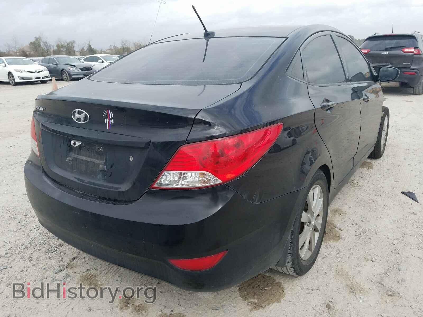 2013 HYUNDAI ACCENT - VIN: KMHCU4AE3DU426388 - Фото 4