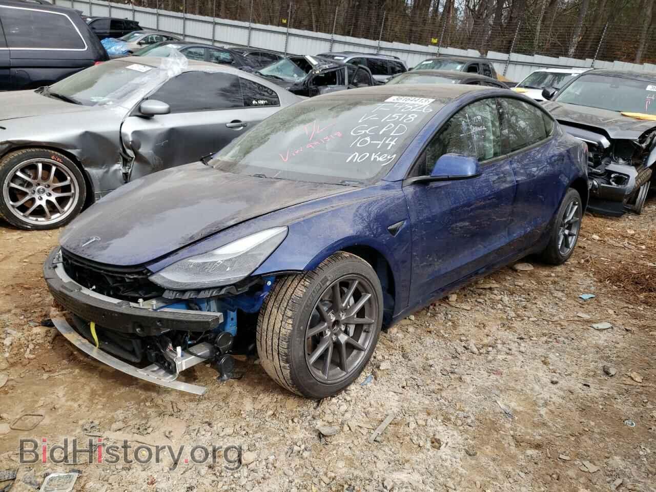 Photo 5YJ3E1EA9MF991518 - TESLA MODEL 3 2021