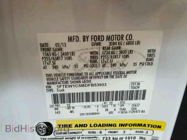 2013 FORD F150 - VIN: 1FTEW1CM8DFB53933 - Фото 10