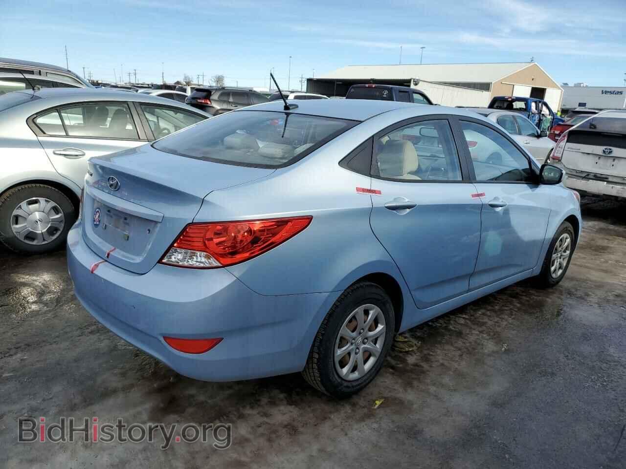 2013 HYUNDAI ACCENT - VIN: KMHCT4AE7DU499122 - Фото 3