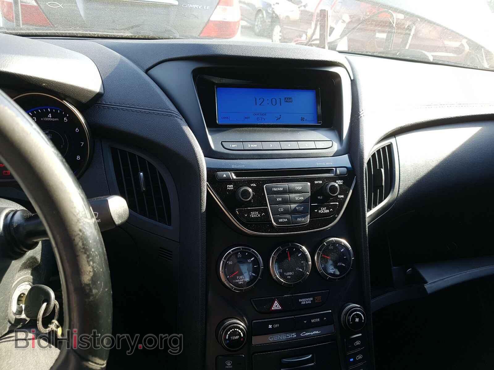 2013 HYUNDAI GENESIS - VIN: KMHHT6KD3DU100830 - Фото 9