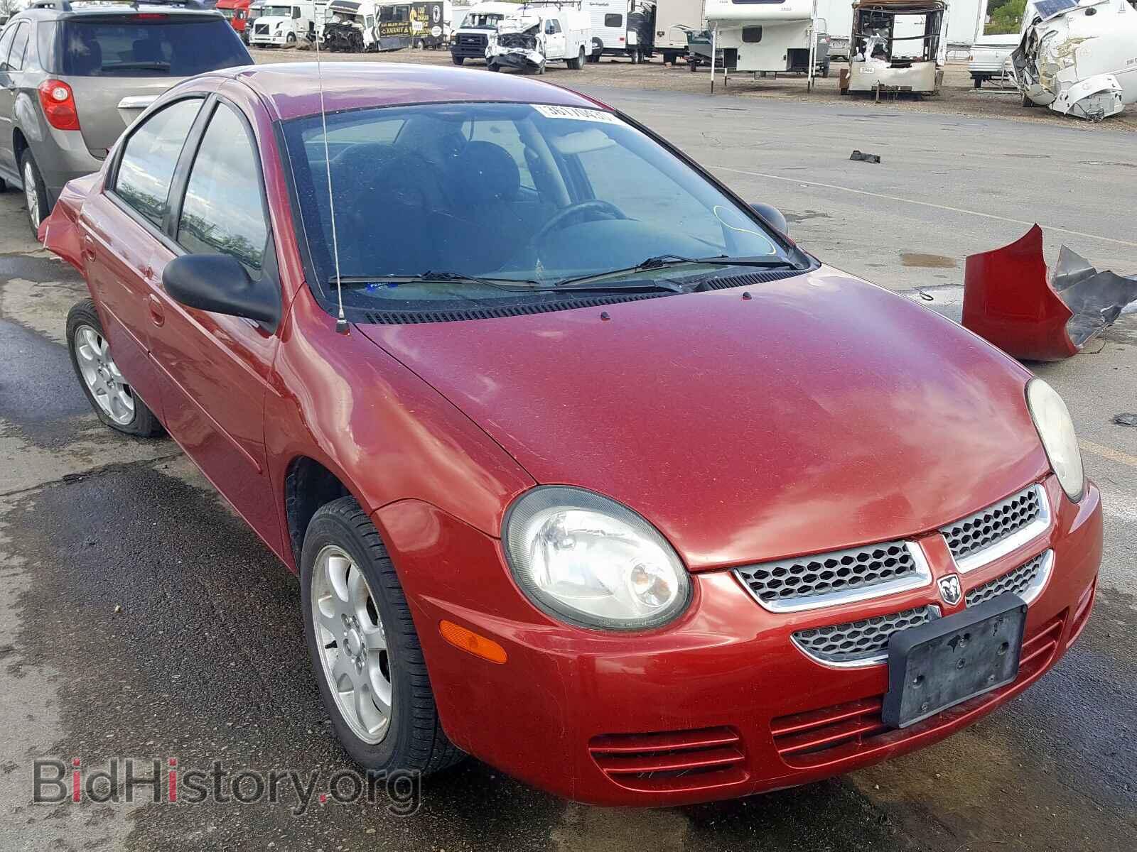 Фотография 1B3ES56C85D169392 - DODGE NEON 2005