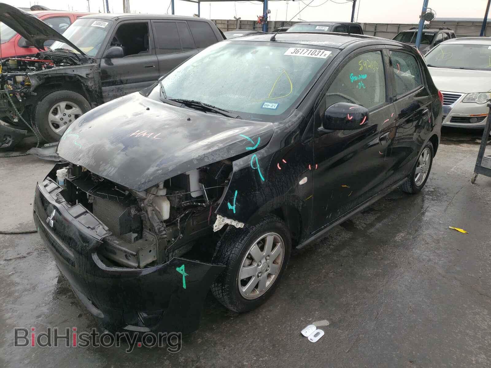 2014 MITSUBISHI MIRAGE - VIN: ML32A4HJ4EH025831 - Фото 2