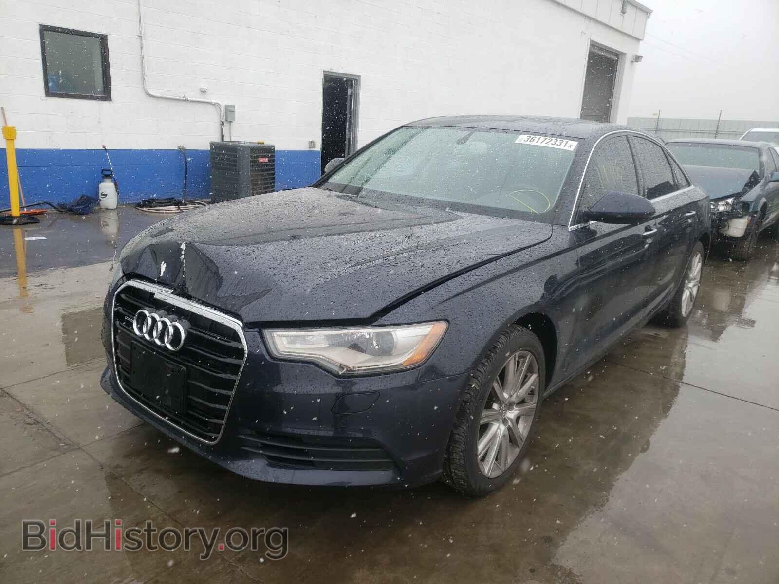 2013 AUDI A6 - VIN: WAUGFBFC7DN070448 - Фото 2