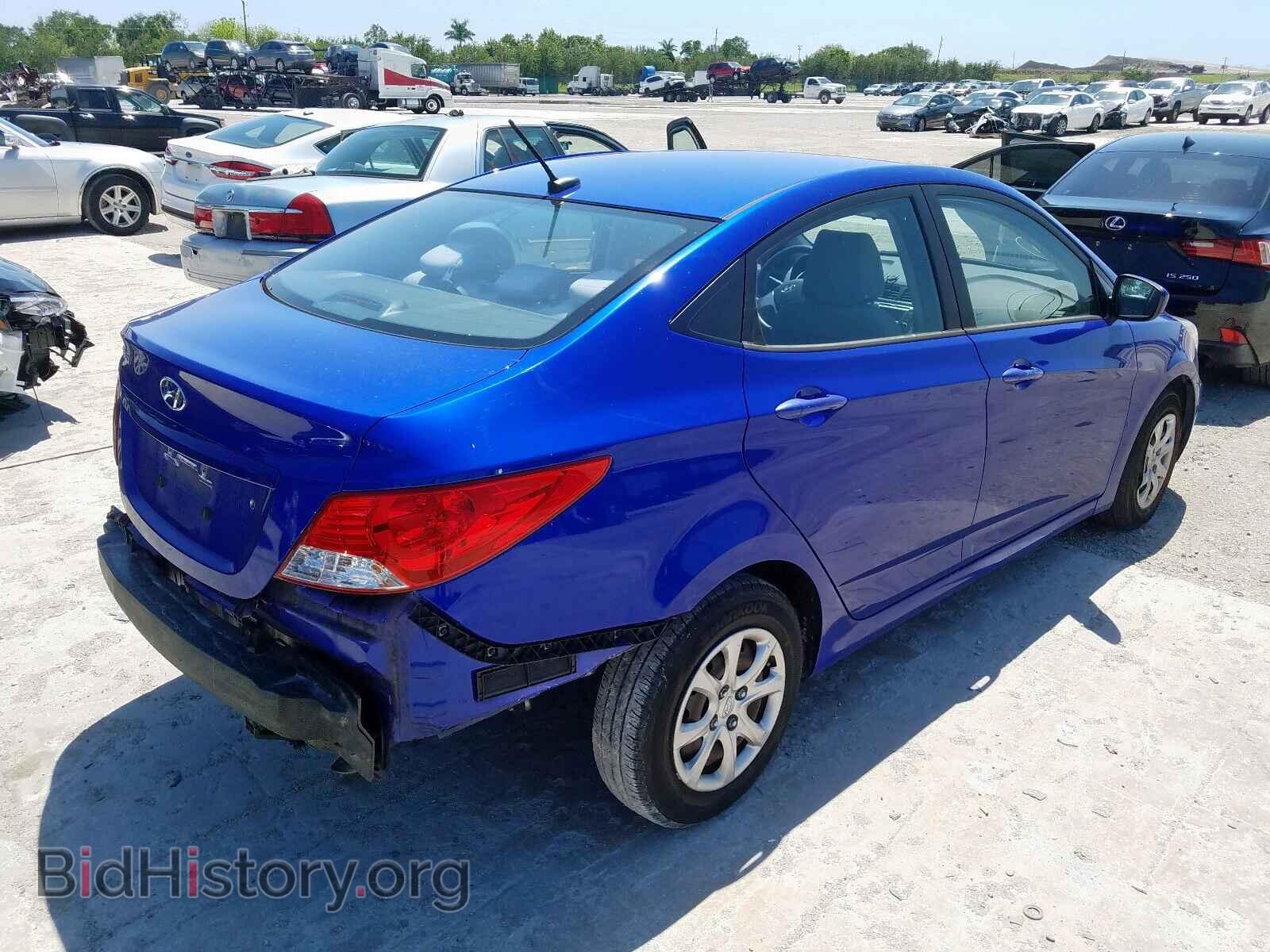 2013 HYUNDAI ACCENT - VIN: KMHCT4AE6DU552876 - Фото 4