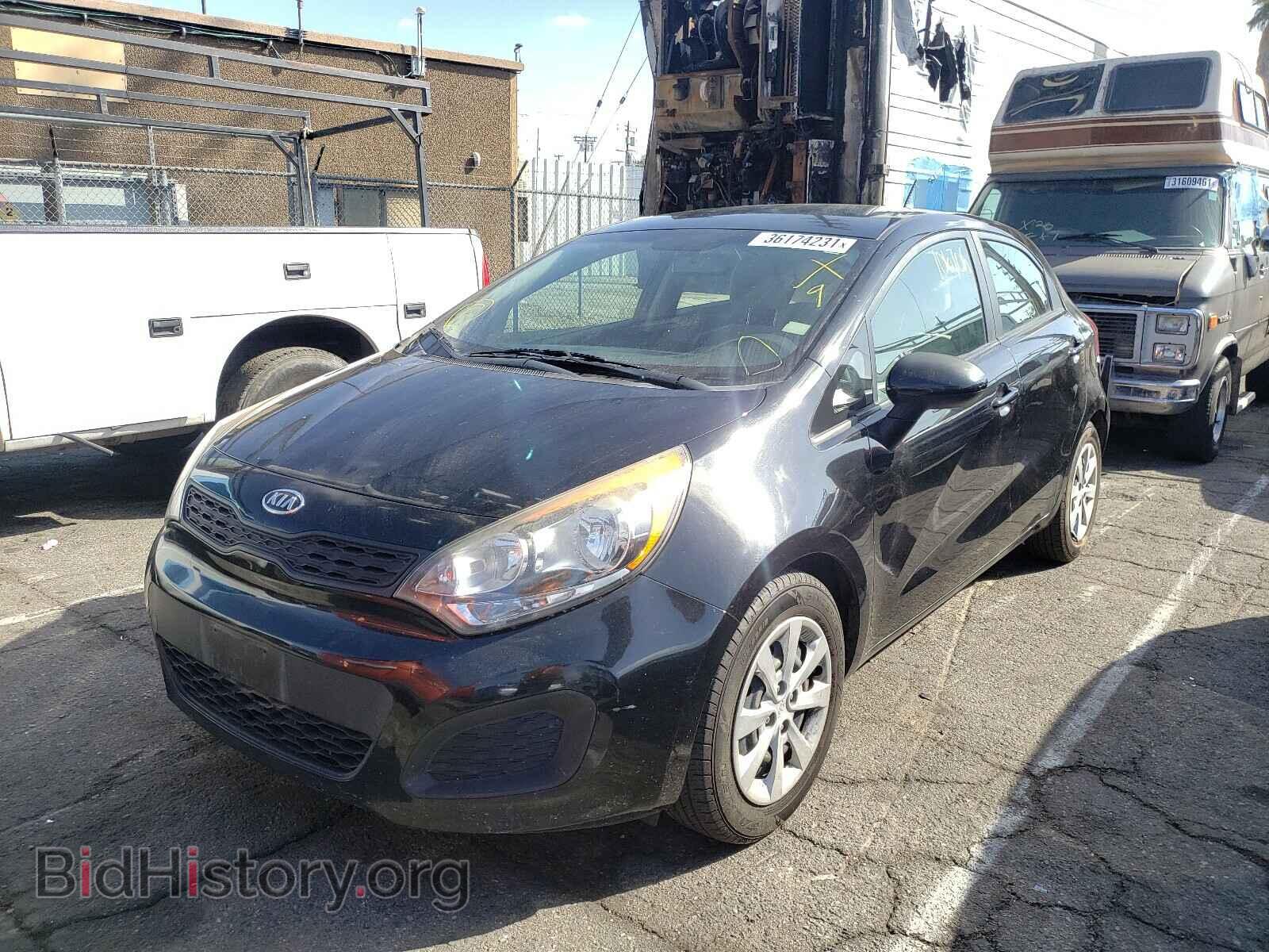 2013 KIA RIO - VIN: KNADM5A38D6109978 - Фото 2