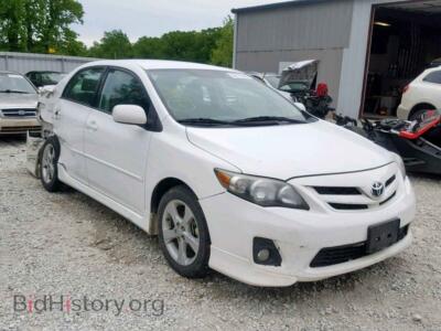 2011 Toyota COROLLA BA, white — VIN 2T1BU4EE0BC669807, Copart