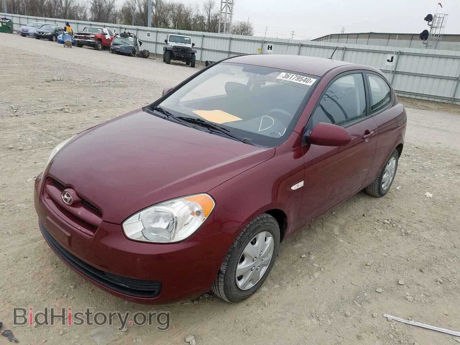 2007 HYUNDAI ACCENT - VIN: KMHCM36C57U042747 - Фото 2