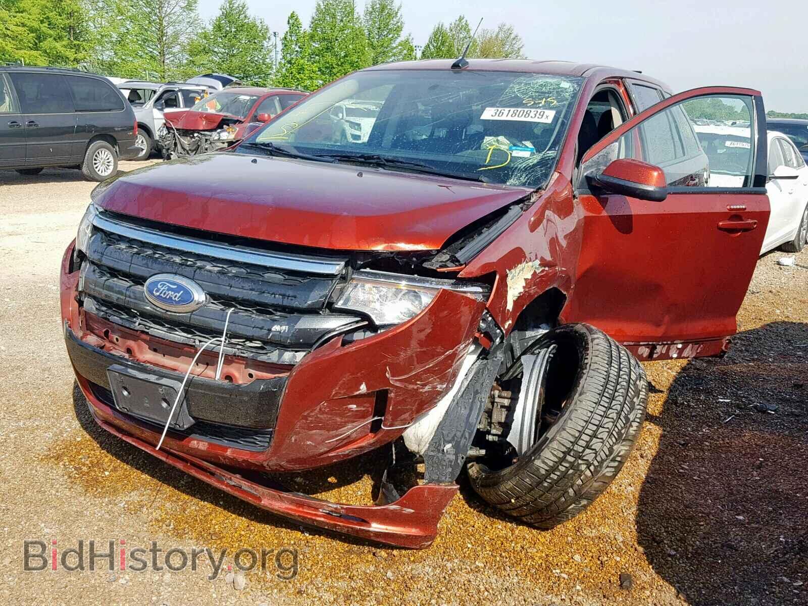 2014 FORD EDGE - VIN: 2FMDK4AK1EBB26727 - Фото 2