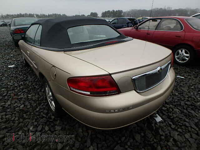 2001 CHRYSLER SEBRING - VIN: 1C3EL65U91N557915 - Фото 3