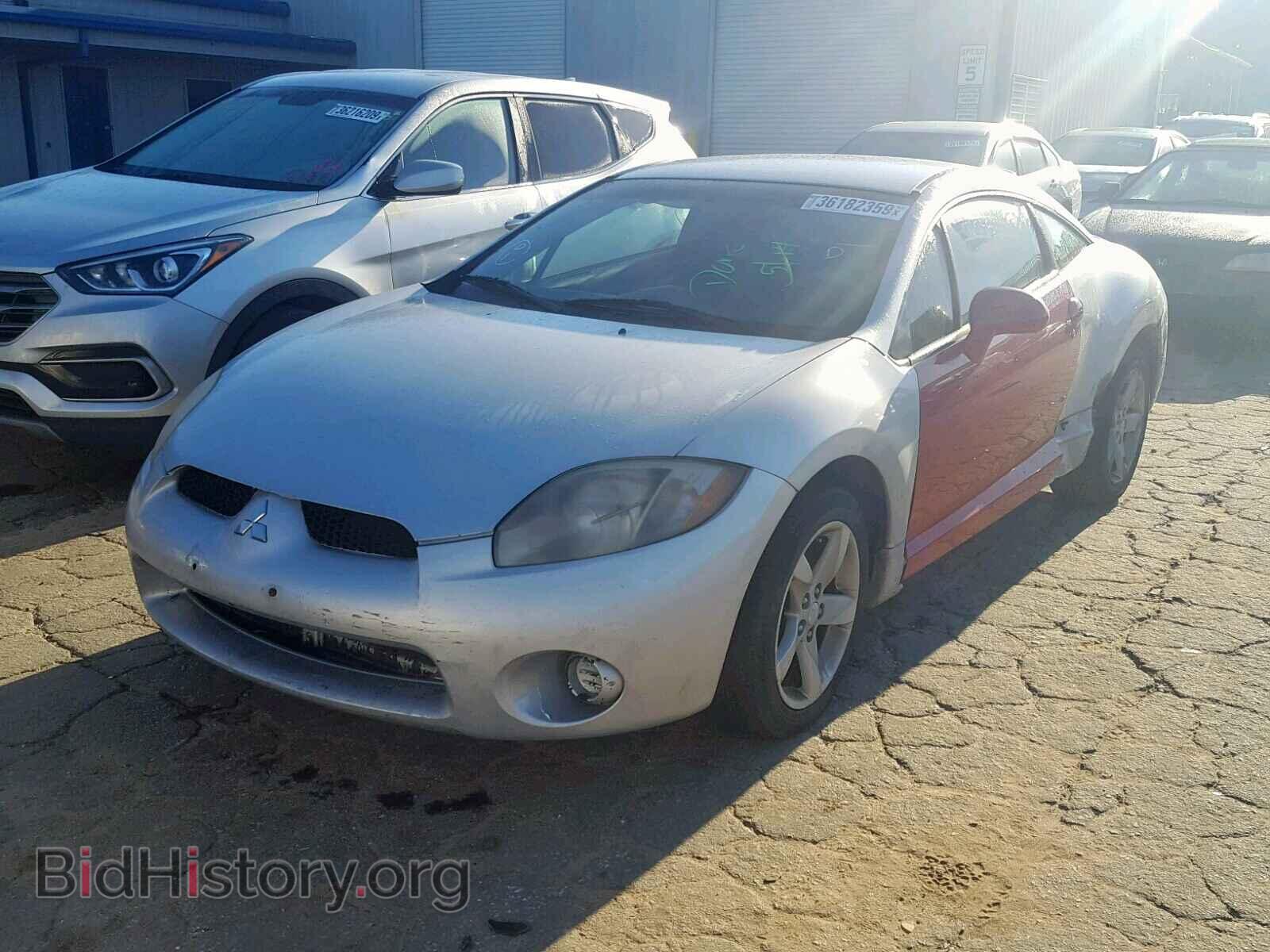 2006 MITSUBISHI ECLIPSE - VIN: 4A3AK24F06E011193 - Фото 2