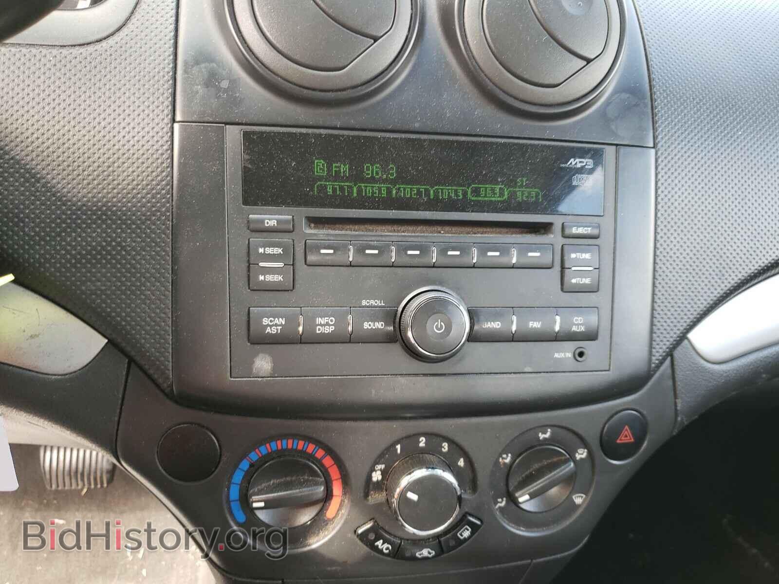 2010 CHEVROLET AVEO - VIN: KL1TD5DE1AB107754 - Фото 9