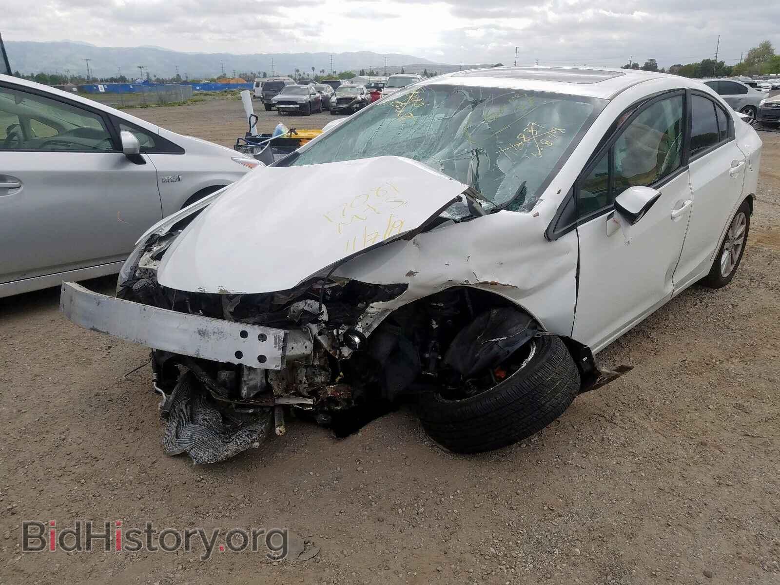 2012 HONDA CIVIC - VIN: 19XFB2F82CE307419 - Фото 2