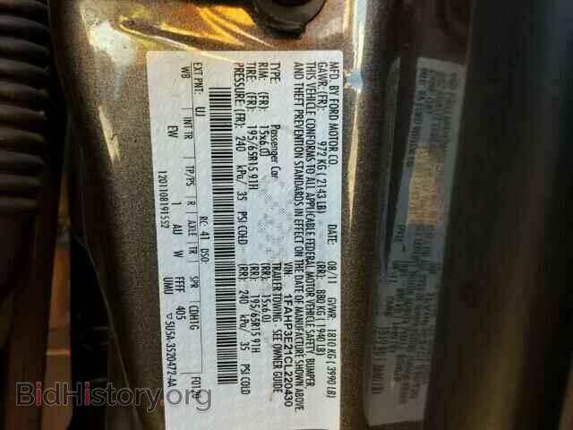 2012 FORD FOCUS - VIN: 1FAHP3E21CL220430 - Фото 10