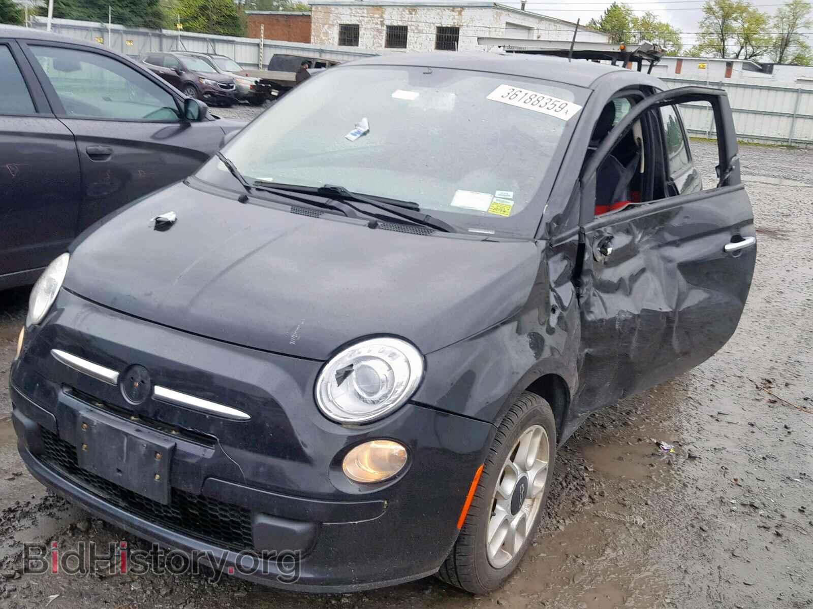 2013 FIAT 500 - VIN: 3C3CFFAR9DT598307 - Фото 2
