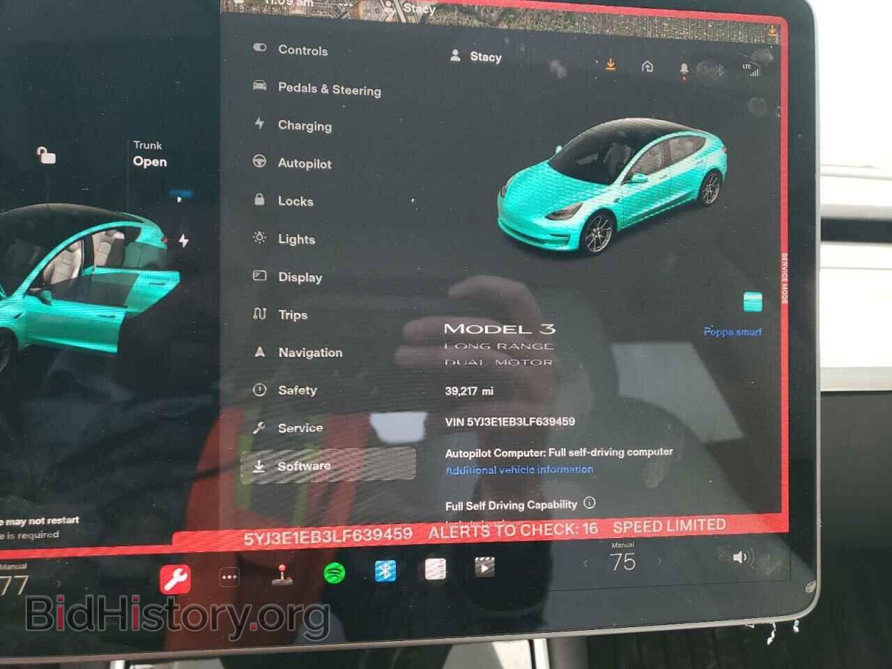 2020 TESLA MODEL 3 - VIN: 5YJ3E1EB3LF639459 - Photo 9