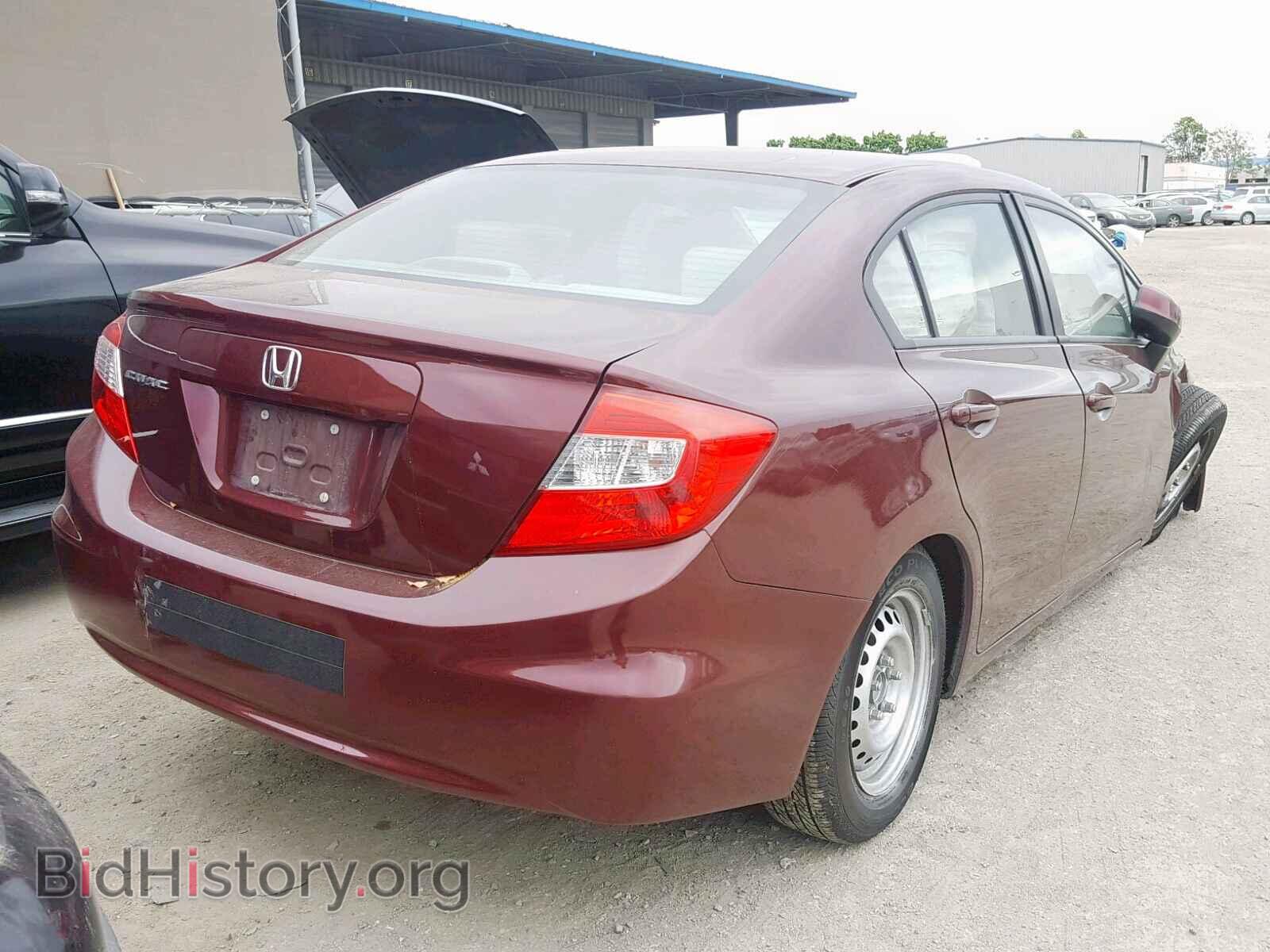 2012 HONDA CIVIC LX - VIN: 19XFB2F50CE344992 - Фото 4