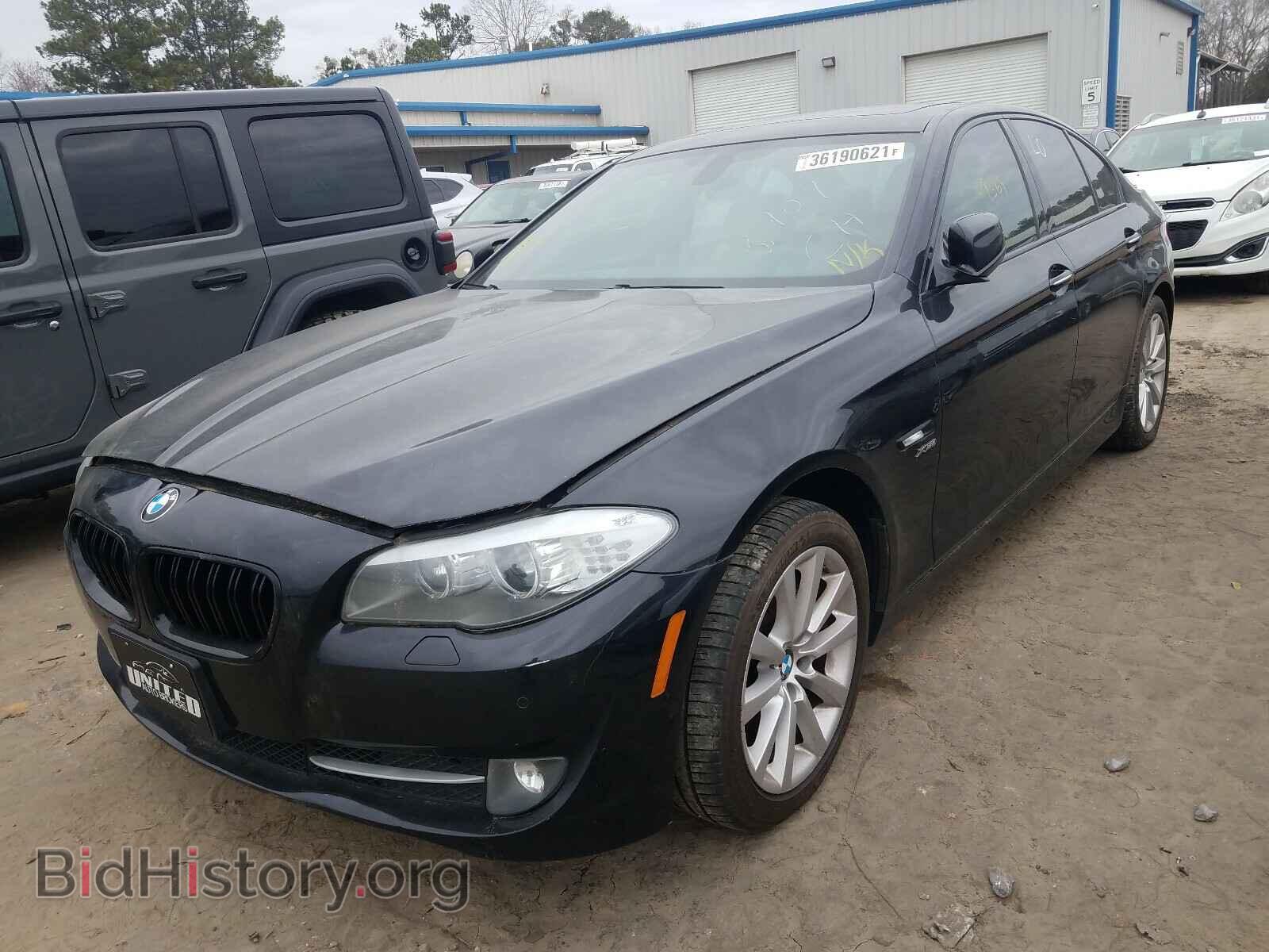 2012 BMW 5 SERIES - VIN: WBAXH5C59CDW04068 - Фото 2