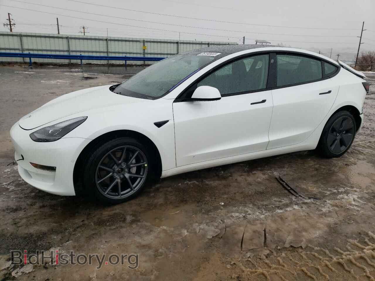 Photo 5YJ3E1EB7MF010045 - TESLA MODEL 3 2021