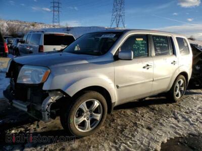 2013 Honda PILOT Pilot EXL, серебристый — VIN 5FNYF4H59DB071973, Copart