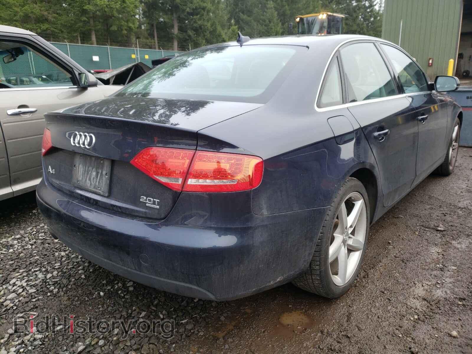 2011 AUDI A4 - VIN: WAUFFAFL2BA094277 - Фото 4