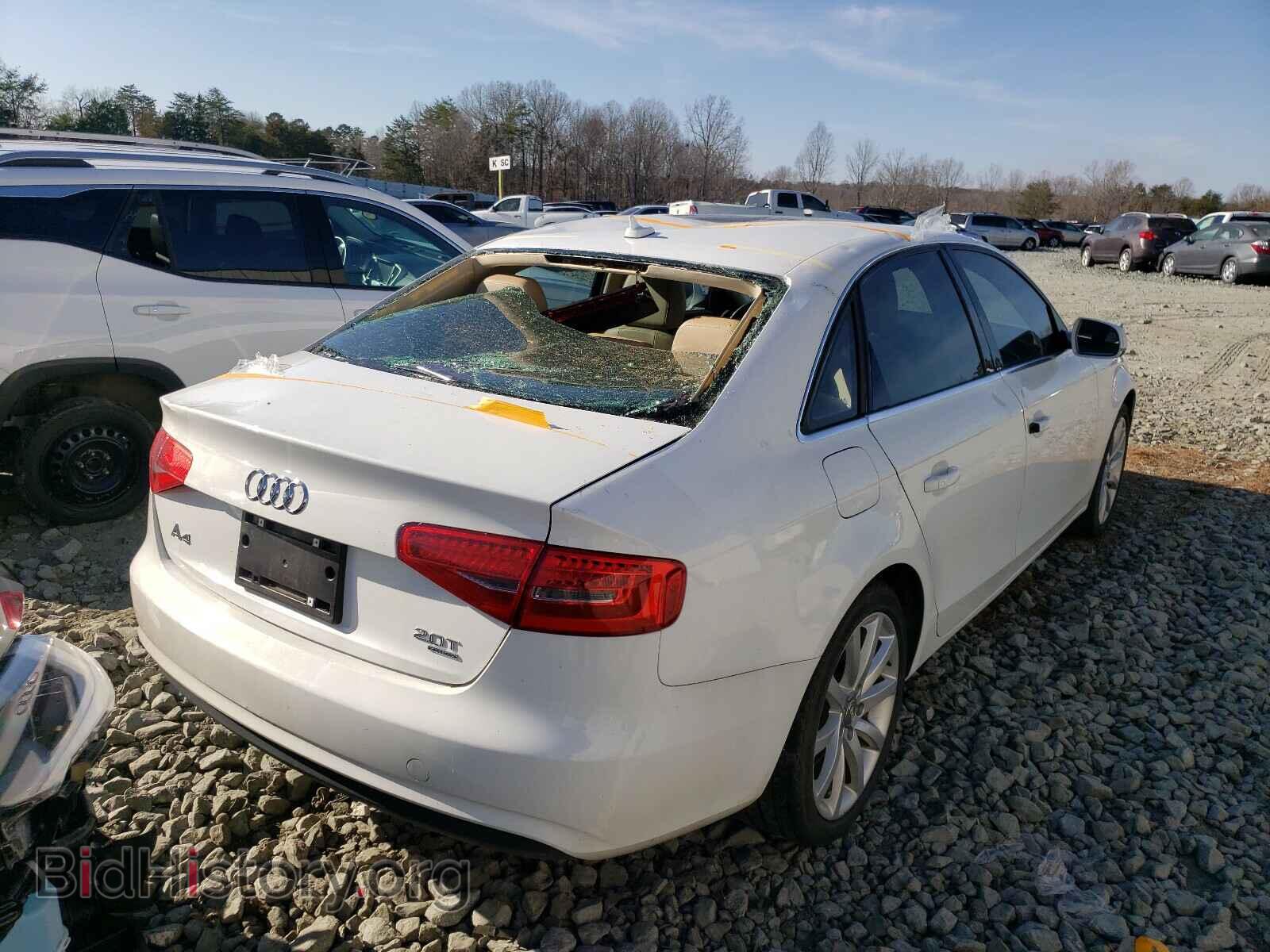2013 AUDI A4 - VIN: WAUFFAFL4DN019785 - Фото 4