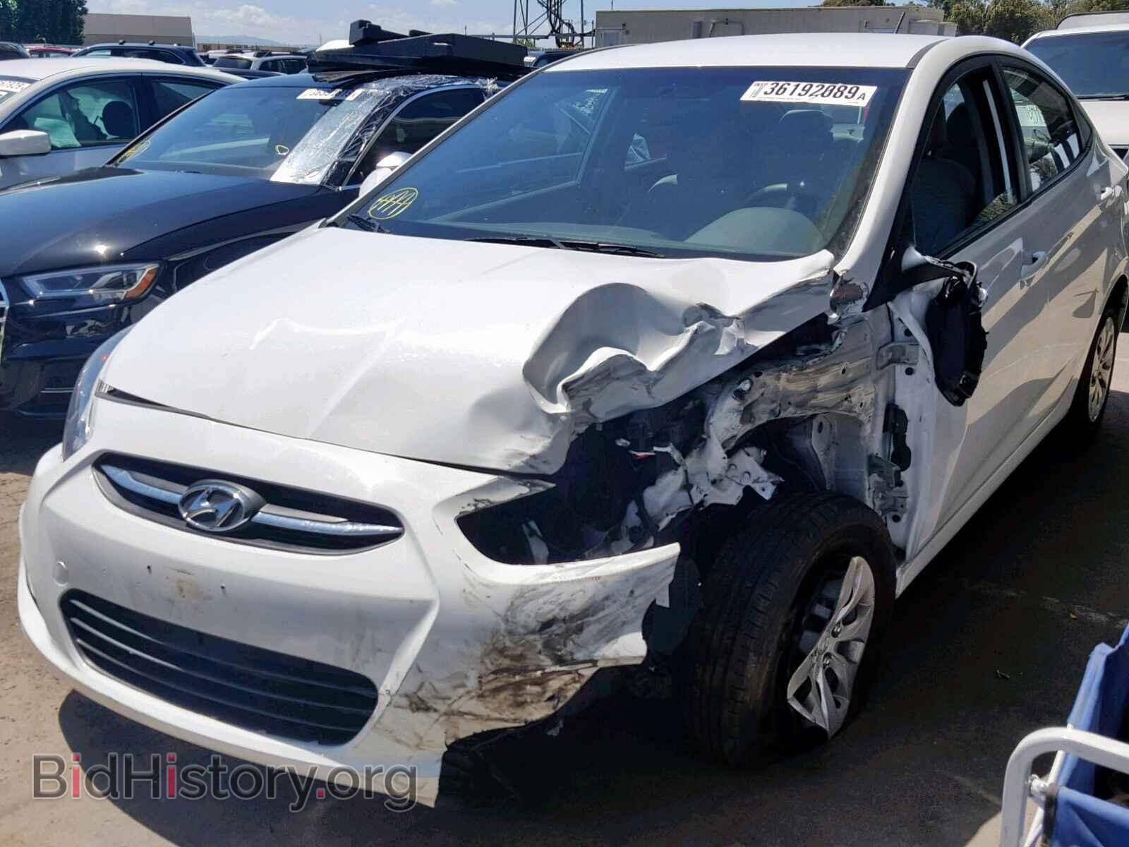 2016 HYUNDAI ACCENT - VIN: KMHCT4AE3GU067664 - Фото 2