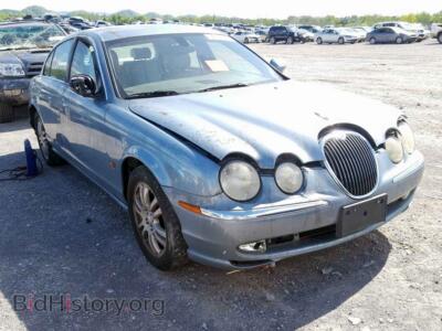 2004 Jaguar S-TYPE S-Type 4.2, blue — VIN SAJEA01U84HN09198, Copart