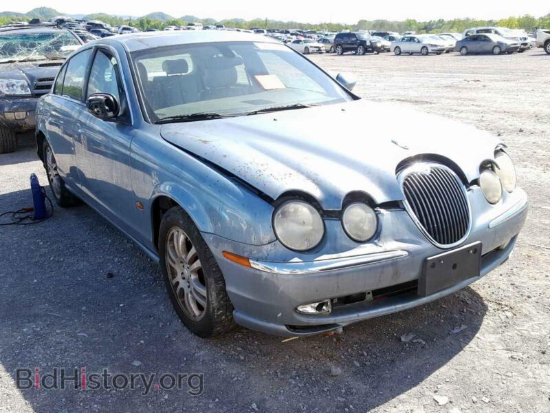 2004 Jaguar S-TYPE S-Type 4.2 (VIN SAJEA01U84HN09198) — photo 1 of 10, Copart, damage: burn