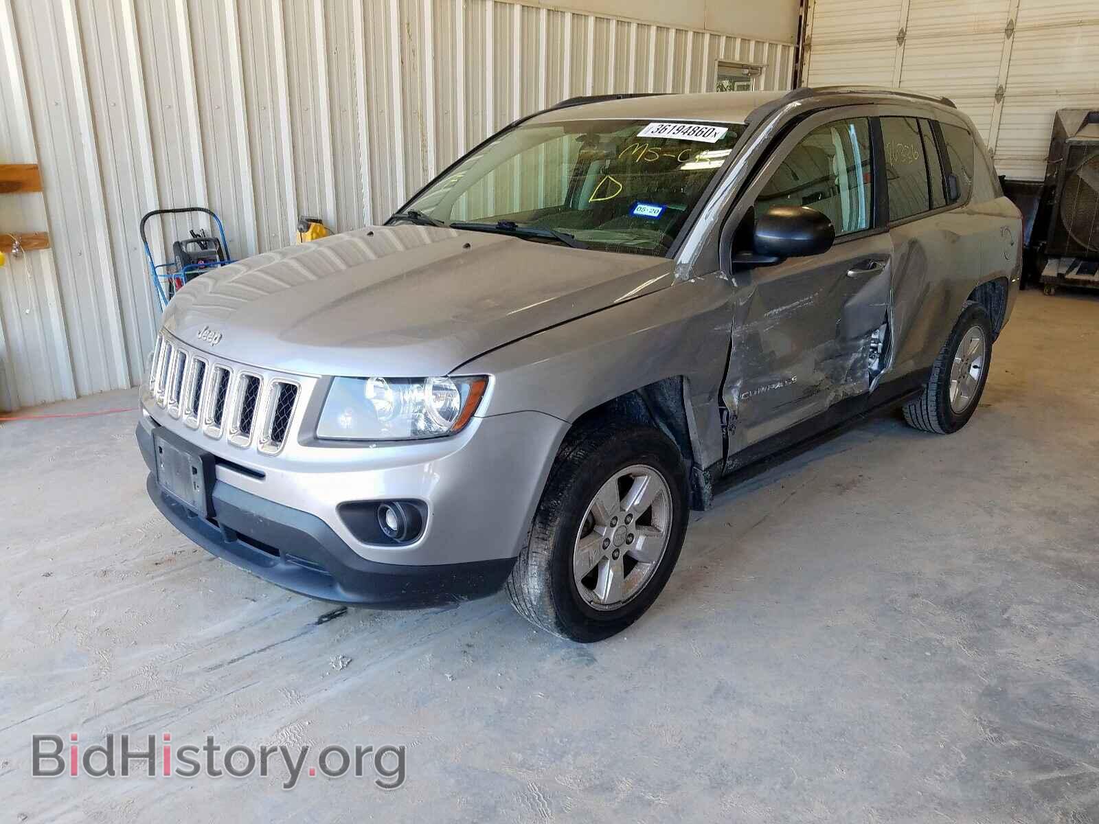 2014 JEEP COMPASS - VIN: 1C4NJCBA3ED803735 - Фото 2