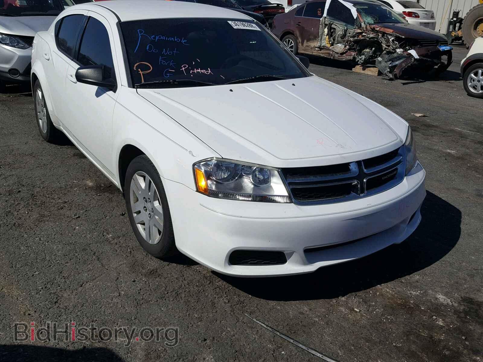 Фотография 1C3CDZAB7EN129874 - DODGE AVENGER 2014