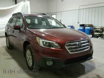 2016 Subaru OUTBACK Outback 2., red — VIN 4S4BSAFC2G3345609, Copart