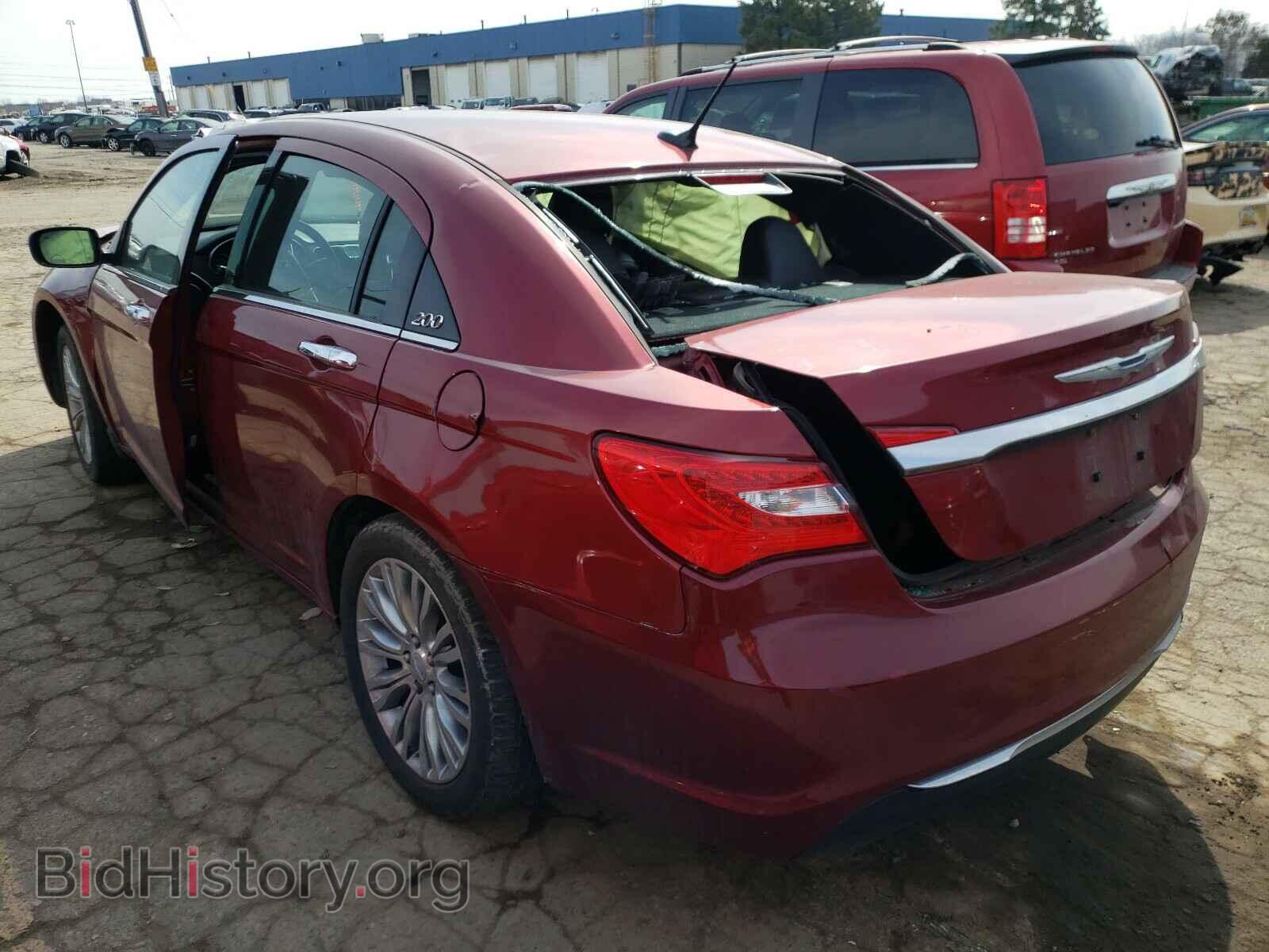 2012 CHRYSLER 200 - VIN: 1C3CCBCB2CN162284 - Фото 3