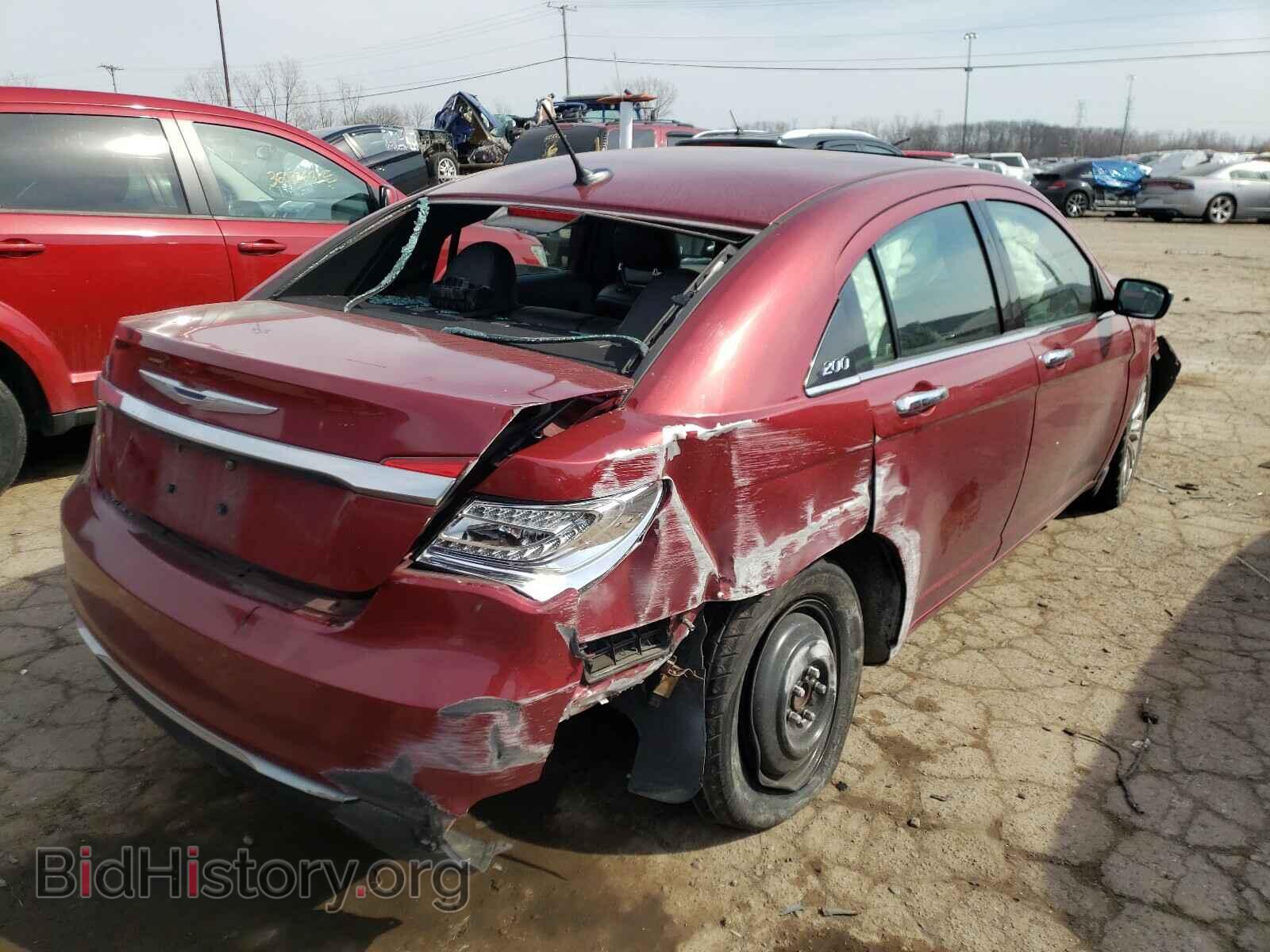 2012 CHRYSLER 200 - VIN: 1C3CCBCB2CN162284 - Фото 4