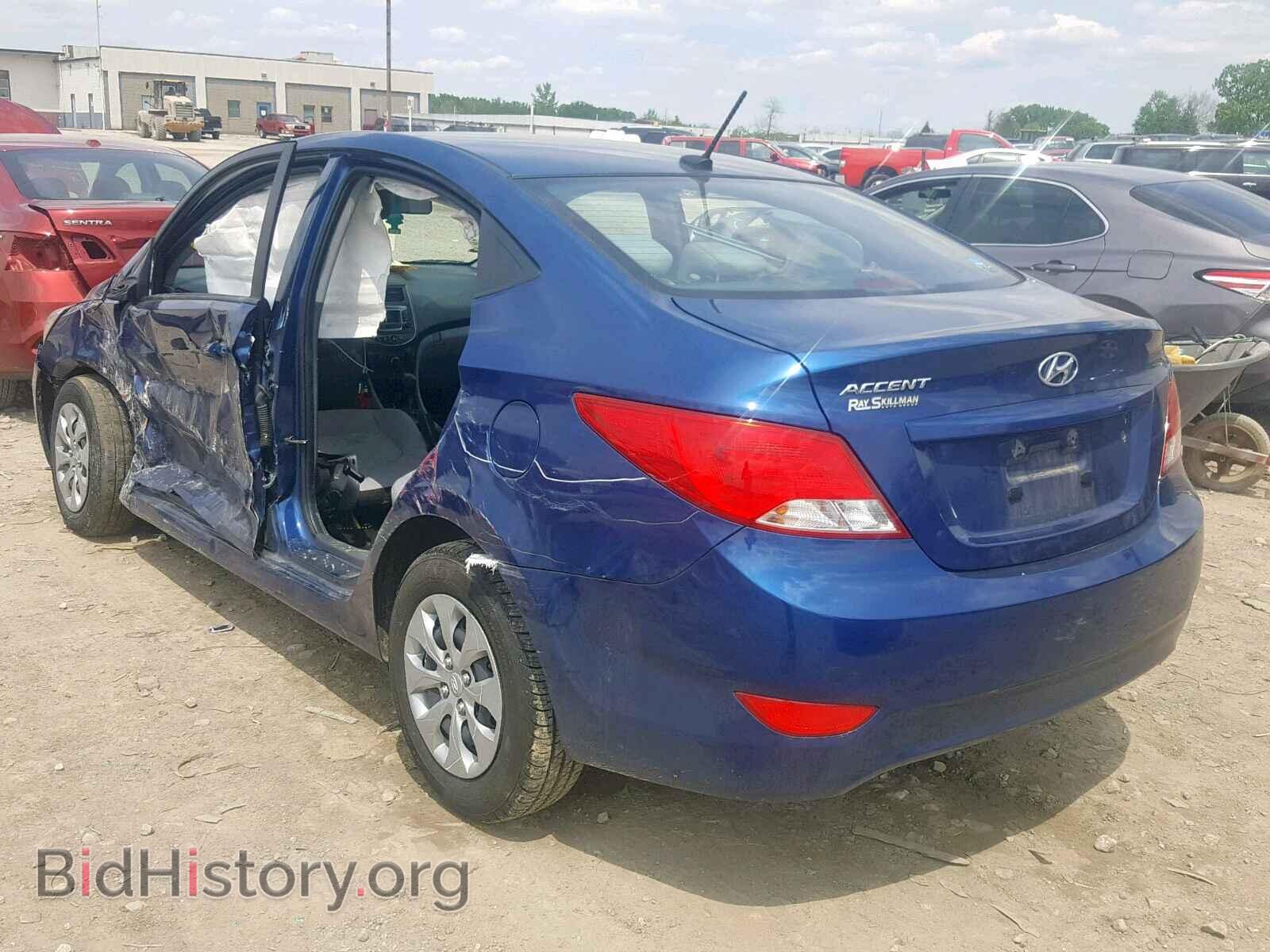 2017 HYUNDAI ACCENT - VIN: KMHCT4AE7HU253709 - Фото 3