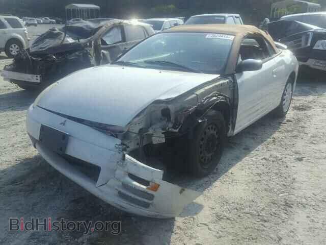2001 MITSUBISHI ECLIPSE - VIN: 4A3AE45G61E070378 - Фото 2