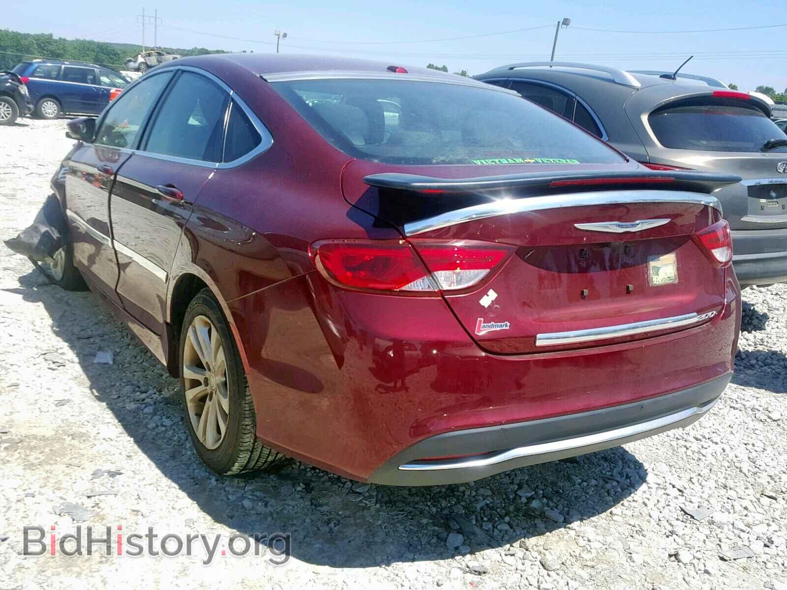 2016 CHRYSLER 200 - VIN: 1C3CCCAB2GN175373 - Фото 3