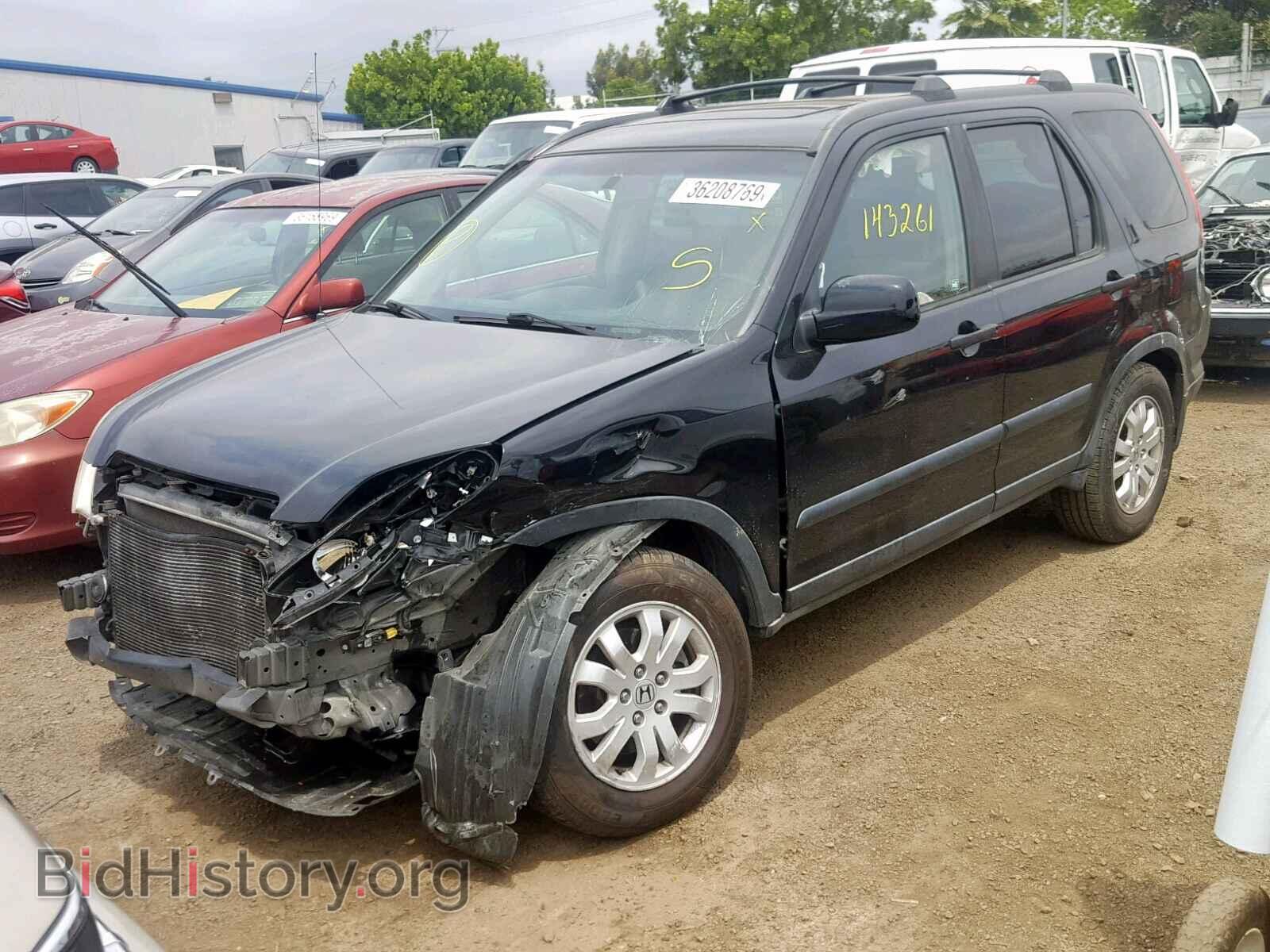 2006 HONDA CR-V EX - VIN: JHLRD68896C026549 - Фото 2